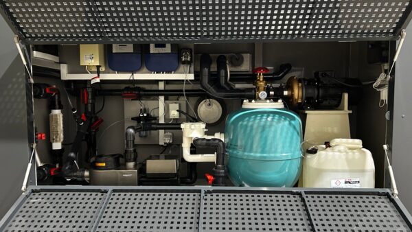 Piscine en polypropylène 65 mx 25 m avec fenêtre de piscine de 4 m-...