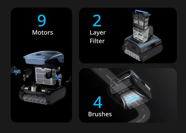 Robot nettoyeur de piscine Beatbot AquaSense Pro-Neuf