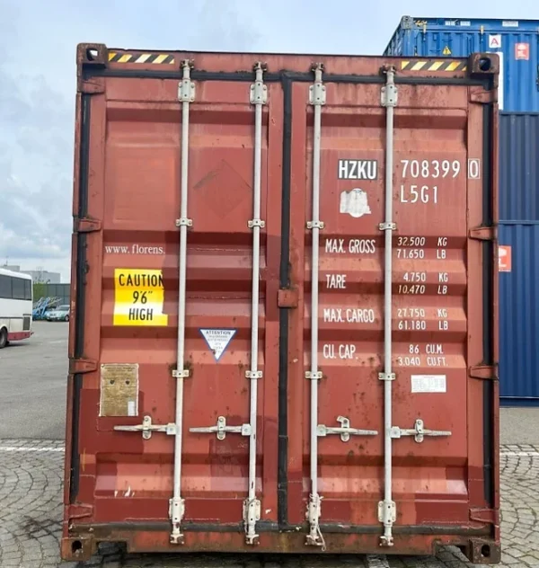Conteneur maritime de 45 pieds High Cube Cargo Worthy CW doccasion-...