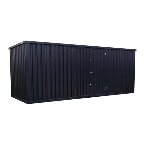 Conteneur de stockage 5 x 2 mètres – avec double porte grand coté-N...