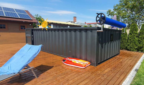 Piscine conteneur 62mx 25m prête à lemploi Forfait Confort-Neuf – D...