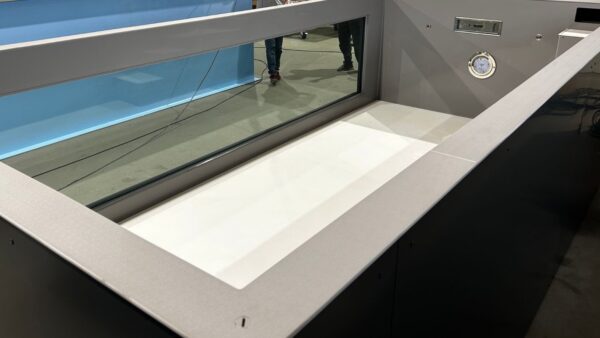 Piscine en polypropylène 65 mx 25 m avec fenêtre de piscine de 4 m-...