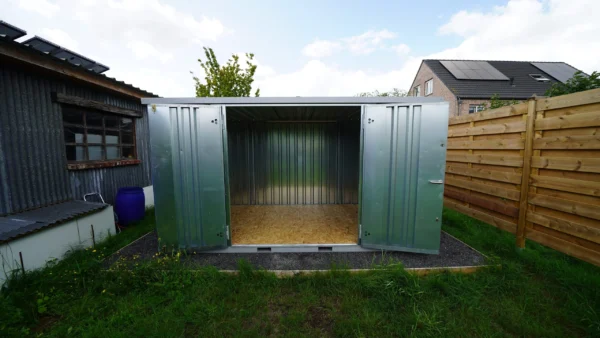 Conteneur de stockage 4 x 2 mètres – avec double porte grand coté-N...