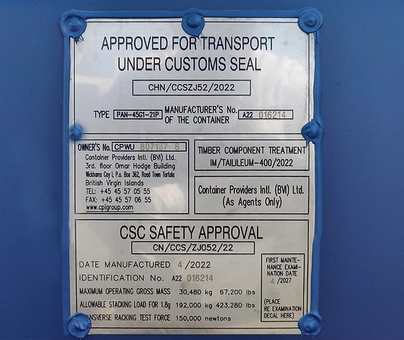 Conteneur maritime 40HC OW – neuf-Neuf – Devis Gratuit