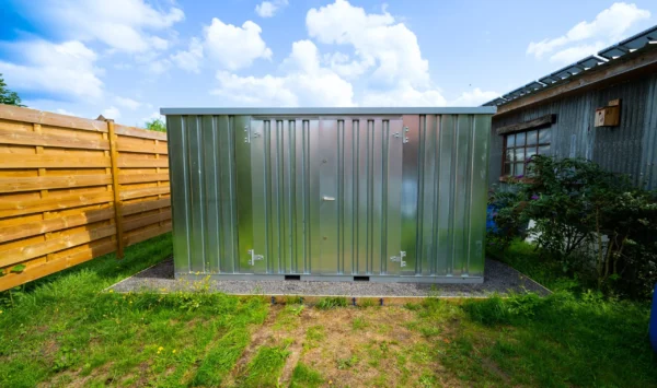 Conteneur de stockage 4 x 2 mètres – avec double porte grand coté-N...