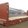 Conteneur maritime de 40 pieds Flat Rack Cargo Worthy CW doccasion-...