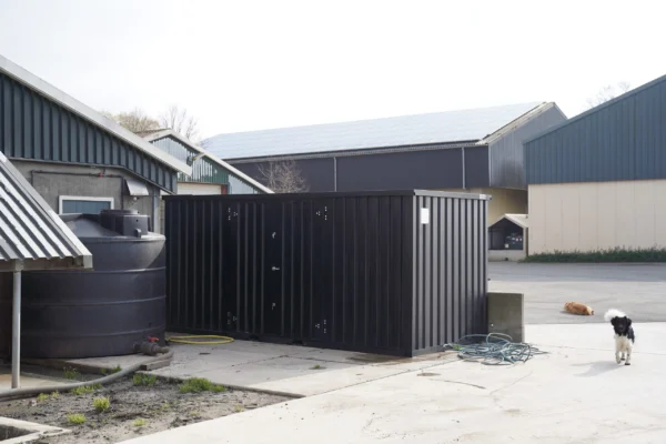 Conteneur de stockage 5 x 2 mètres – avec double porte grand coté-N...