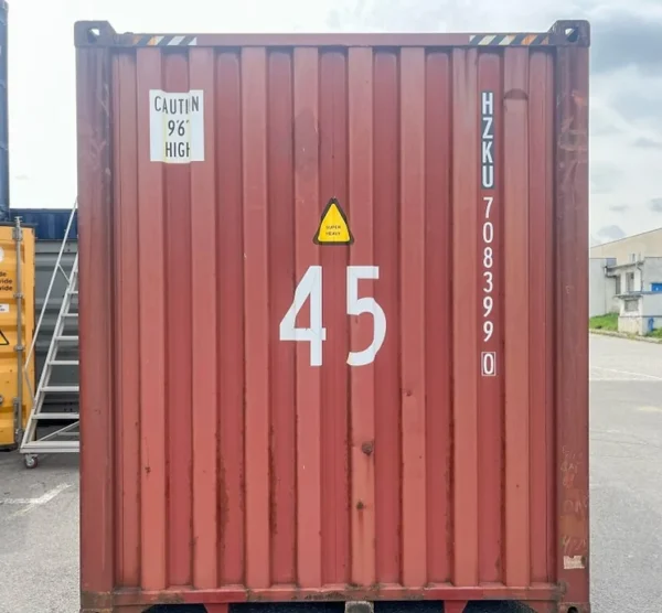 Conteneur maritime de 45 pieds High Cube Cargo Worthy CW doccasion-...