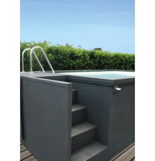 Mini container piscine mobile 5M25x2M55x1M26-Neuf – Devis Gratuit