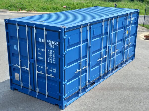 Container 20 pieds dry open side neuf – 0845 | Achat & Livraison Ra...