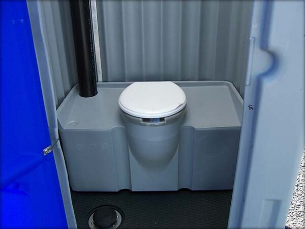 SANITAIRE WC CHIMIQUE AUTONOME 3 Autarke Chemietoiletten-Anlage – Sanitärbungalows – Installation Ra...