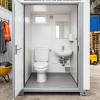 Sanitärblock S1 mit WC und Waschbecken Sanitärblock S1 mit Toilette und Waschbecken – Solution Hygiénique ...