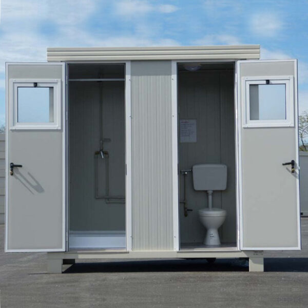 Bloc sanitaire SD1 neuf avec WC douche et lave-mains – Solution Hyg...