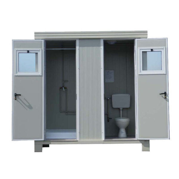 Bloc sanitaire SD1 neuf avec WC douche et lave-mains – Solution Hyg...