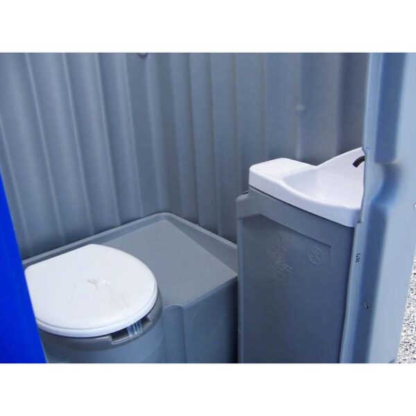 WC chimique neuf avec vanne de raccordement et lave-mains – Solutio...