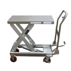 Table élévatrice inox mobile 450kg – Hauteur réglable – Norme CE, L...