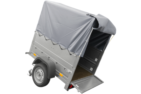 Remorque Garden Trailer 150 KIPP avec bâche grise – Livraison & Hom...