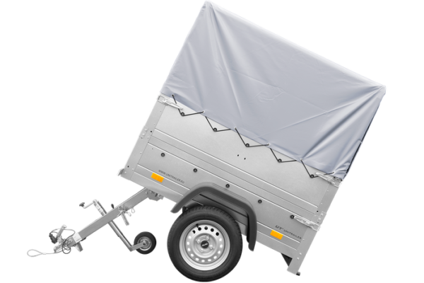 Remorque Garden Trailer 150 KIPP avec bâche grise – Livraison & Hom...