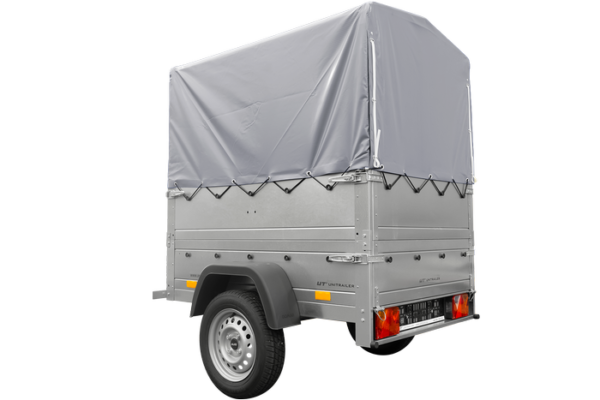 Remorque Garden Trailer 150 KIPP avec bâche grise – Livraison & Hom...