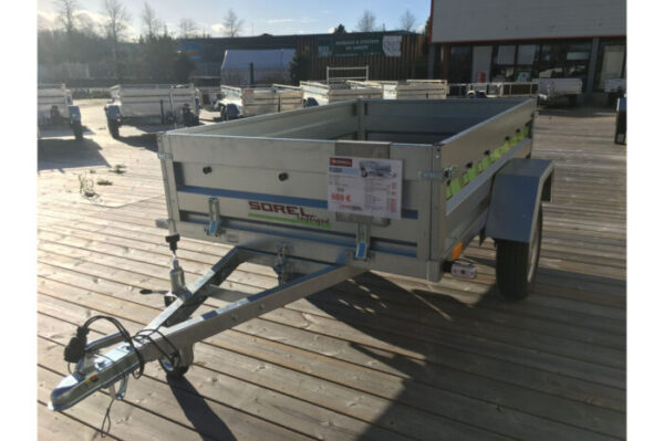 Remorque Nordika N262 – Capacité 210 kg – Livraison & Homologation
