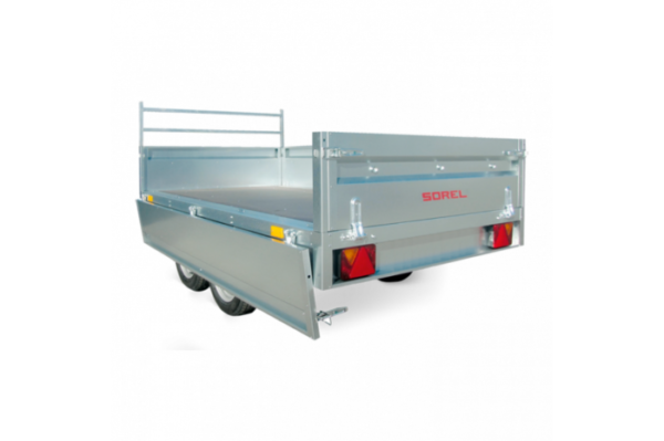 Remorque Nordika N262 – Capacité 210 kg – Livraison & Homologation