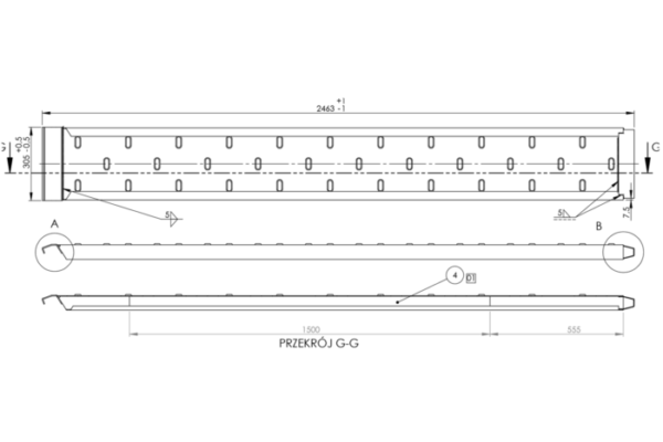Dépanneuse double essieux freinée uniplat 450 450200