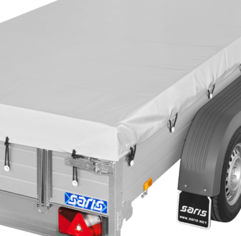 Bâche plate grise pour remorques Saris FW 150 et FW-2000 3M – Livra...
