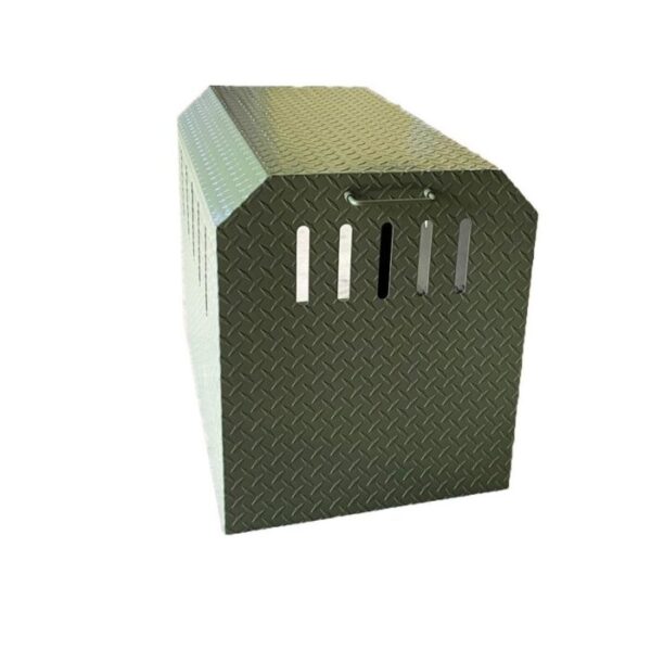 Coffre aluminium transport chien 550x850x650 mm – Edition nature