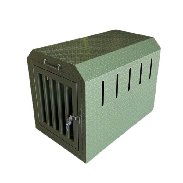 Coffre aluminium transport chien 550x850x650 mm – Edition nature