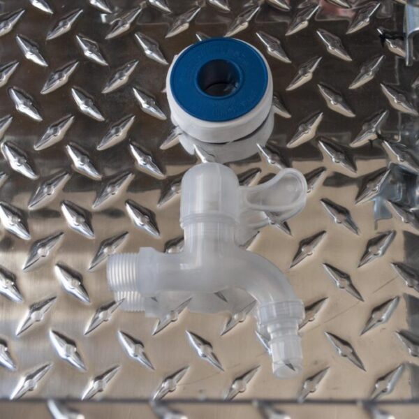 Coffre transport 2 chiens aluminium avec réservoir