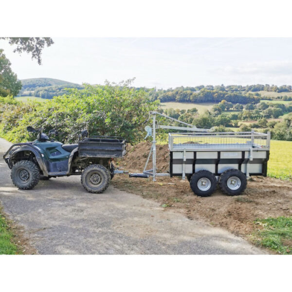 att-5875.jpg Remorque MW-Tools AHR1000GK 1000 kg benne galvanisée grue – Transpo...