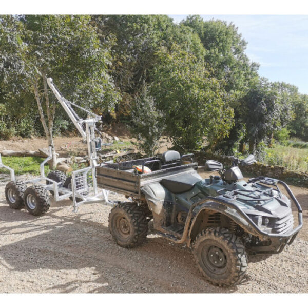 att-5877.jpg Remorque MW-Tools AHR1000GK 1000 kg benne galvanisée grue – Transpo...