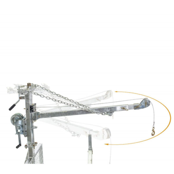 att-5882.jpg Remorque MW-Tools AHR1000GK 1000 kg benne galvanisée grue – Transpo...