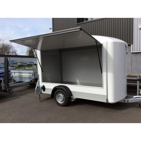 Remorque fourgon atelier C300 hayon porte latérale – Livraison & Ho...