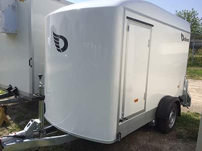 Remorque fourgon atelier C300 hayon porte latérale – Livraison & Ho...