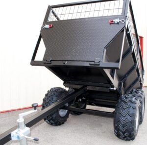 Remorque quad 2 essieux benne bascule manuelle 1200 kg – Livraison ...