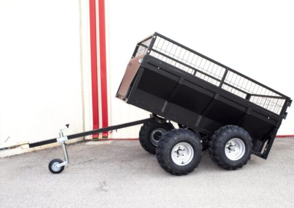 Remorque quad 2 essieux benne bascule manuelle 1200 kg – Livraison ...