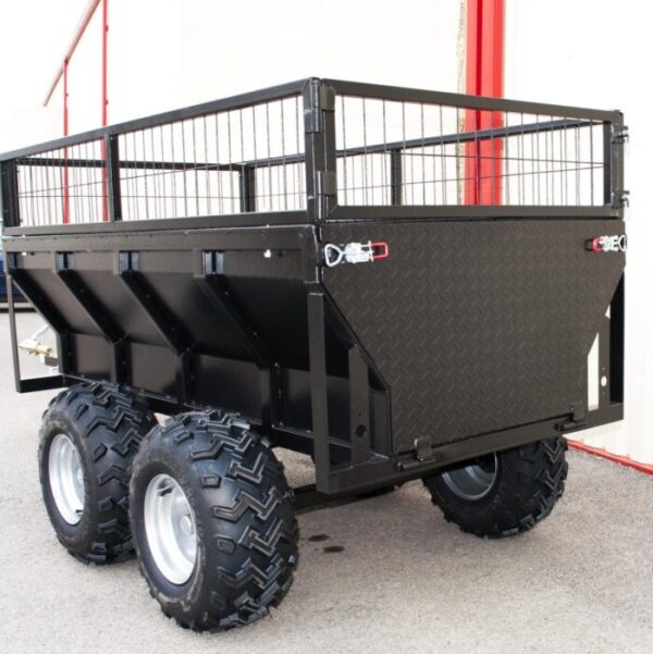 Remorque quad 2 essieux benne bascule manuelle 1200 kg – Livraison ...