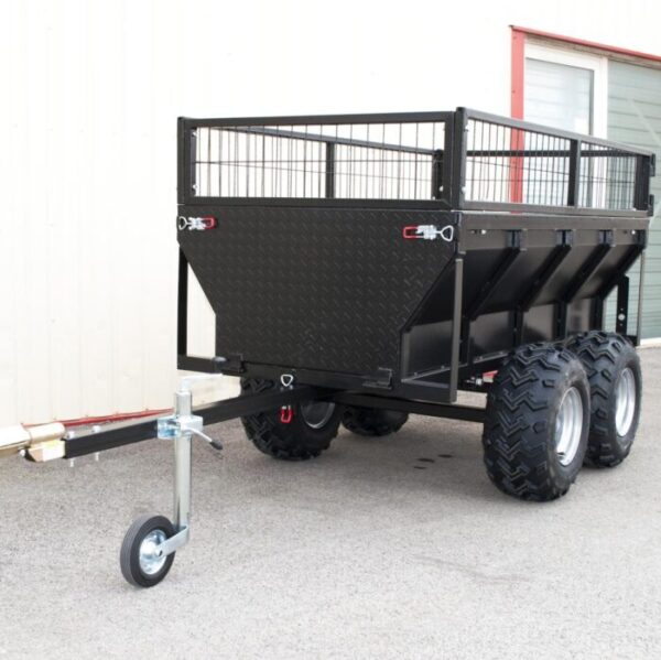 Remorque quad 2 essieux benne bascule manuelle 1200 kg – Livraison ...