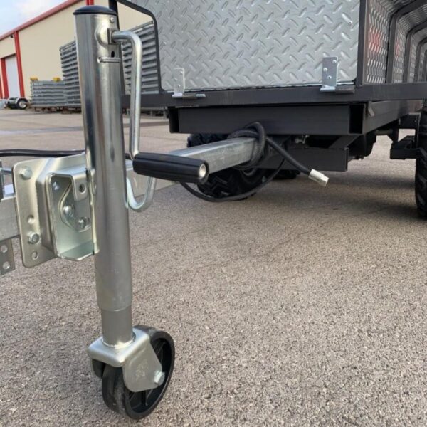 Remorque quad 2 essieux benne électro-hydraulique 1400 kg – Livrais...