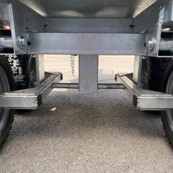 Remorque quad 2 essieux benne hydraulique 900 kg – Livraison & Homo...