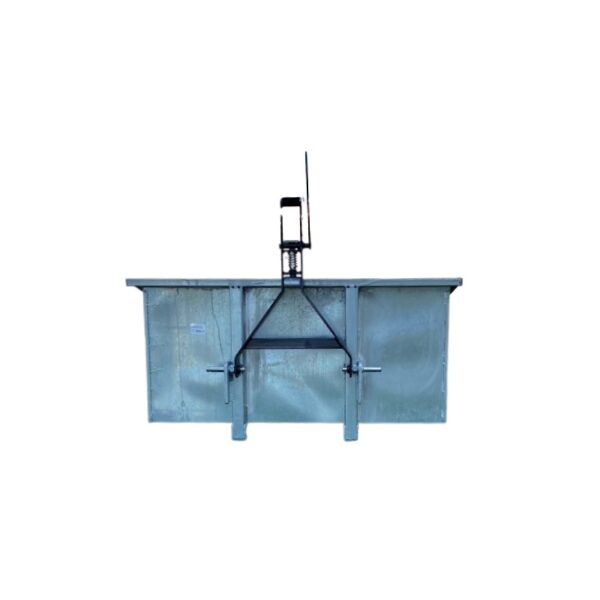 BENNE TÔLE GALVANISÉE 1M avec lame pour motoculture – Robustesse & ...