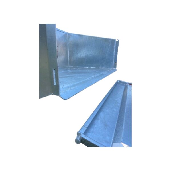 BENNE TÔLE GALVANISÉE 1M avec lame pour motoculture – Robustesse & ...