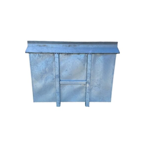 BENNE TÔLE GALVANISÉE 1M avec lame pour motoculture – Robustesse & ...