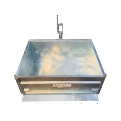 Benne 3 points galvanisée LIDERFARM 1m20 charge 600kg – Robustesse ...