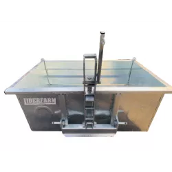 Benne 3 points galvanisée LIDERFARM 1m20 charge 600kg – Robustesse ...