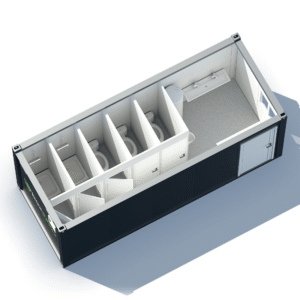 Bungalow sanitaire douche – Installation Rapide & Conforme