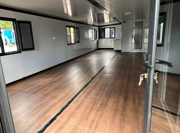 Conteneur Tiny House XXL Chalet de luxe pliable – 40 pieds 12 mètre...