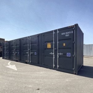 Container maritime 40 pieds HC 4 portes latérale – Devis Gratuit