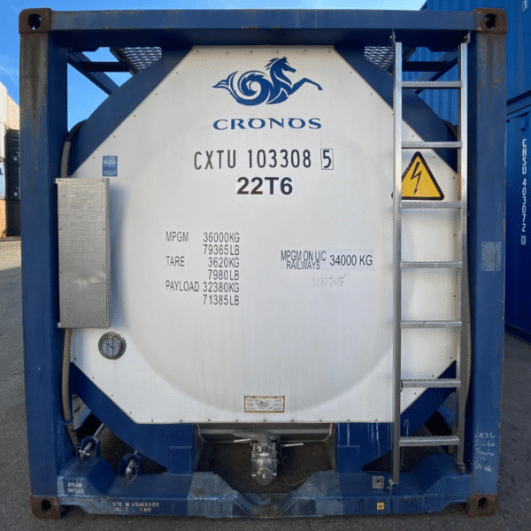 Citerne conteneur 20 pieds doccasion – 3085 | Achat & Livraison Rapide